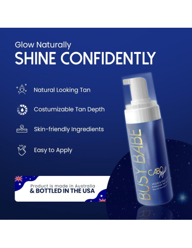 Autobronceador Mousse Cabo Nights Busy Babe 204 g - Bronceado Profundo