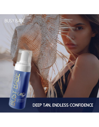 Autobronceador Mousse Cabo Nights Busy Babe 204 g - Bronceado Profundo