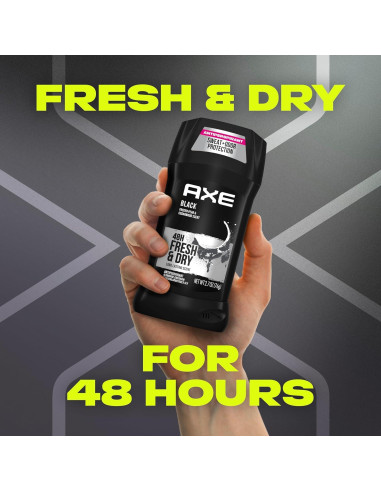 AXE Antitranspirante en Barra Negro 76.5g x 4 - 48h Protección