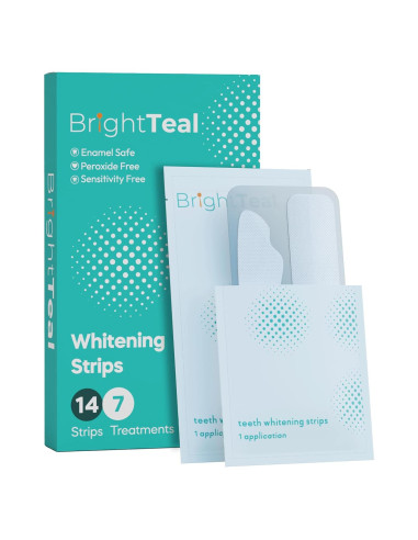 Tiras Blanqueadoras BrightTeal - 14 Tiras - Sin Peróxido