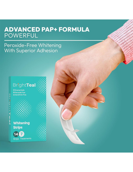 Tiras Blanqueadoras BrightTeal - 14 Tiras - Sin Peróxido