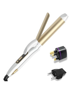 Plancha de Pelo de Viaje Atopskins 2 en 1 Cerámica Oro