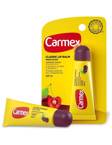 Bálsamo Labial Carmex Cereza SPF 15 9.9g - Hidratante Bálsamo Labial Carmex Cereza SPF 15 9.9g - Hidratante