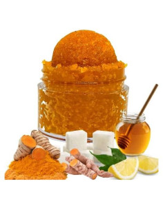 Exfoliante Suave Ammoya Naturals con Azúcar y Cúrcuma 28g