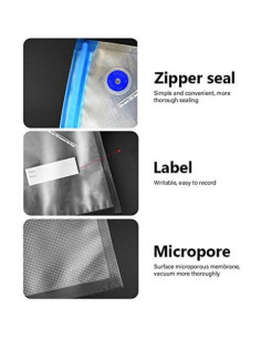 Bolsas Sous Vide Reutilizables Fochai 10PCS 24x13cm Sin BPA 2