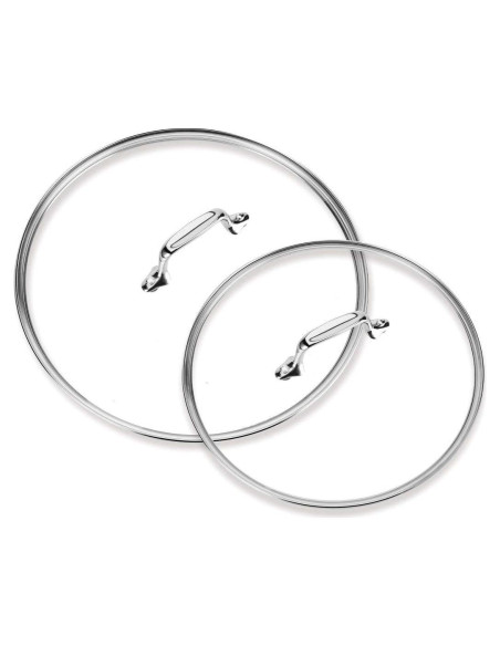 Juego de tapas de vidrio All-Clad HA1 10 y 12 pulgadas