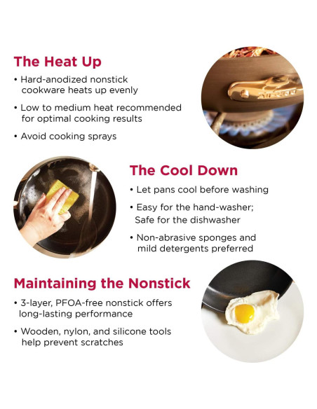 Juego de tapas de vidrio All-Clad HA1 10 y 12 pulgadas