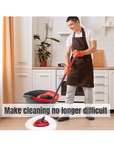 16 Piezas Cabezas de Repuesto para Mopa Giratoria HANDRERLEE