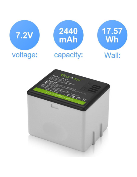 Pack de Baterías Recargables 2440mAh para Cámara Arlo Pro/Pro 2 Pack de Baterías Recargables 2440mAh para Cámara Arlo Pro/Pro 2