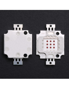 Chip LED Rojo 10W LEDGUHON 660nm para Iluminación DIY 2