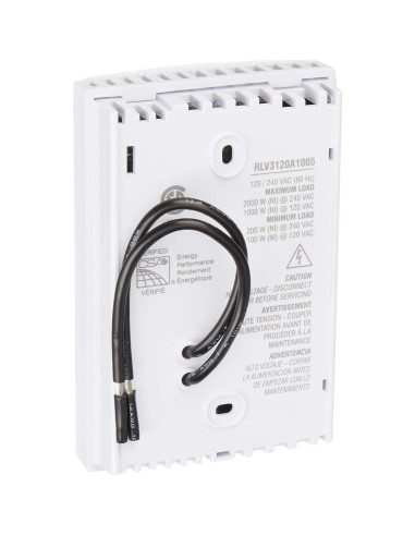 Termostato Digital No Programable Honeywell RLV3120A 240V