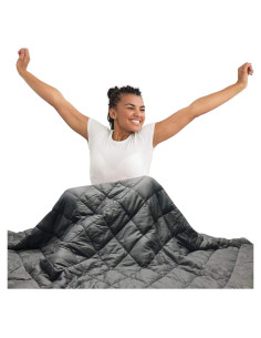 Manta pesada Hypnoser 152x203 cm 9.07 kg Gris transpirable