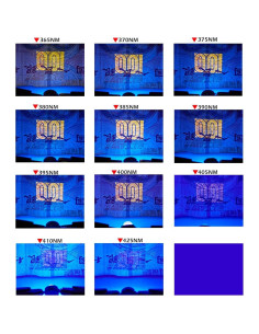Chip LED Ultravioleta 10W Chanzon 395nm SMD COB 1 pieza 2