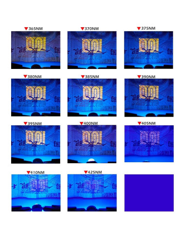 Chip LED Ultravioleta 10W Chanzon 395nm SMD COB 1 pieza