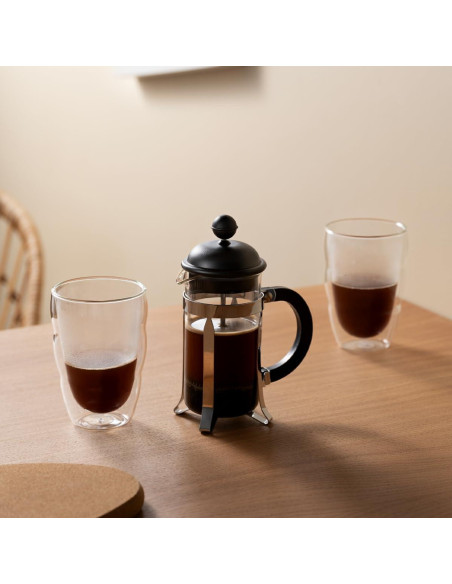 Cafetera de Émbolo Bodum Caffettiera 0.35L Acero y Plástico