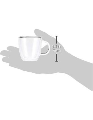 Set de 2 Tazas de Espresso Doble Pared Bodum 148ml