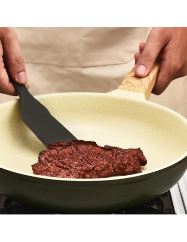 Espátula de Silicona Aswewamt 2 Pcs Antiadherente 25.4 cm