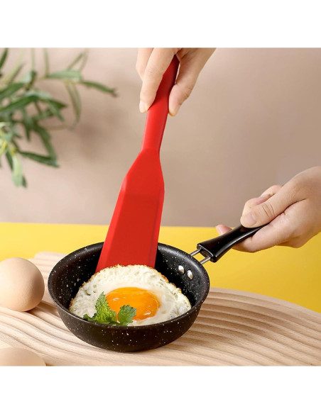 Espátula de Silicona Aswewamt 2 Pcs Antiadherente 25.4 cm