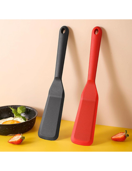 Espátula de Silicona Aswewamt 2 Pcs Antiadherente 25.4 cm