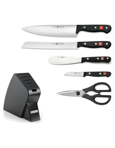 Set de Cuchillos Wüsthof Gourmet 6 Piezas con Bloque