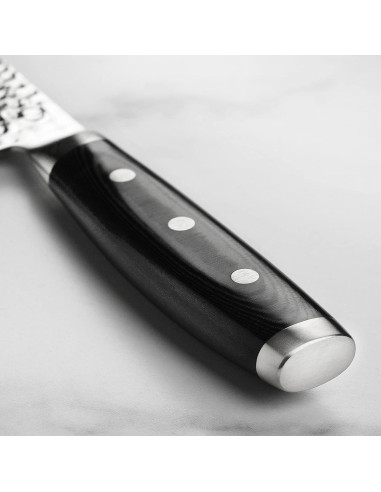 Cuchillo Bunka Enso HD 17.78 cm Damasco VG10 Hecho en Japón