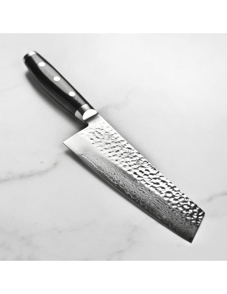 Cuchillo Bunka Enso HD 17.78 cm Damasco VG10 Hecho en Japón