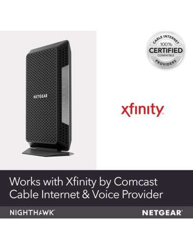 Módem de Cable NETGEAR Nighthawk CM1150V 2000Mbps Voz