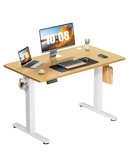 Escritorio de pie eléctrico Sweetcrispy 40x24 cm ajustable