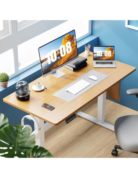 Escritorio de pie eléctrico Sweetcrispy 40x24 cm ajustable