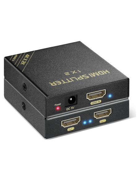 Divisor HDMI 1x2 HBAVLINK 4K 60Hz - Compatible PS5, Apple TV Divisor HDMI 1x2 HBAVLINK 4K 60Hz - Compatible PS5, Apple TV