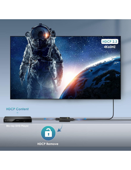 Divisor HDMI 1x2 HBAVLINK 4K 60Hz - Compatible PS5, Apple TV Divisor HDMI 1x2 HBAVLINK 4K 60Hz - Compatible PS5, Apple TV