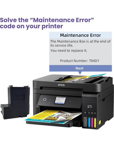 Caja de Mantenimiento T04D1 para Impresoras Epson EcoTank