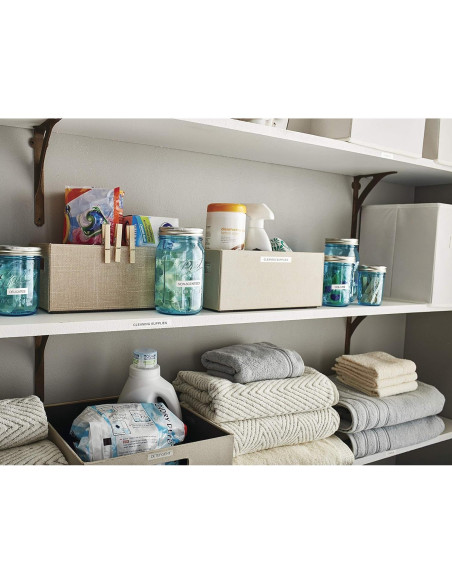 Cinta de Etiquetado DYMO LetraTag 12mm Papel Blanco 6 Unidades