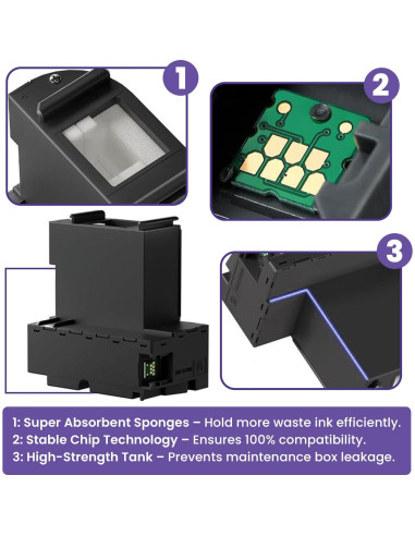 Caja de Mantenimiento T04D1 para Impresoras Epson EcoTank