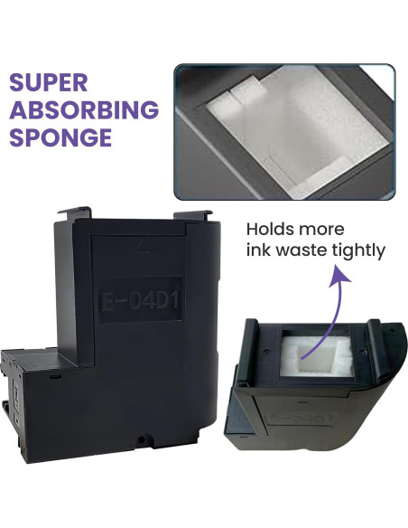Caja de Mantenimiento T04D1 para Impresoras Epson EcoTank