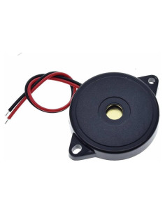 Zumbador Pasivo Piezoeléctrico Genérico 30x5.5mm con Cables