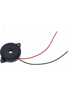 Zumbador Pasivo Piezoeléctrico Genérico 30x5.5mm con Cables 2