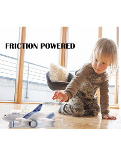 Avión de Juguete YEAM con Luz y Sonido 19.8x11.9cm 2