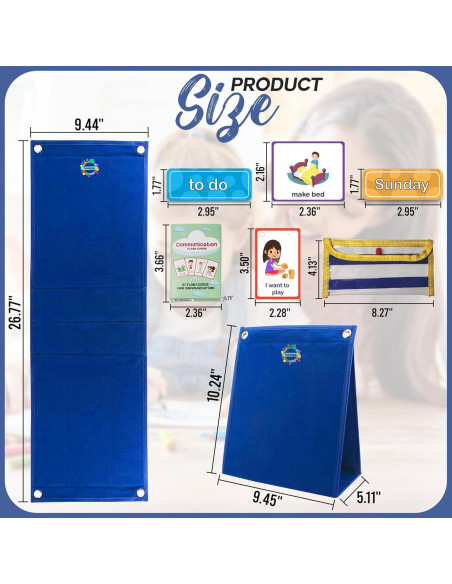 Horario Visual para Niños Taskids - Gráfico de Rutina 3 en 1 Horario Visual para Niños Taskids - Gráfico de Rutina 3 en 1