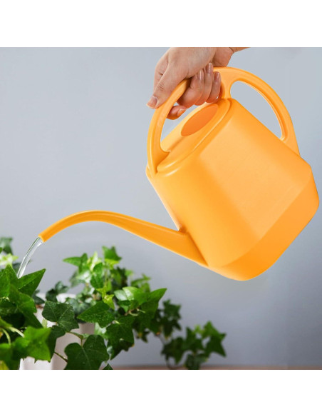 Regadera Fasmov 2L Plástico Amarillo con Pico Largo Ergonómico