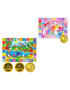 Conjunto de 2 Alfombrillas de Juego QUOKKA Antideslizantes