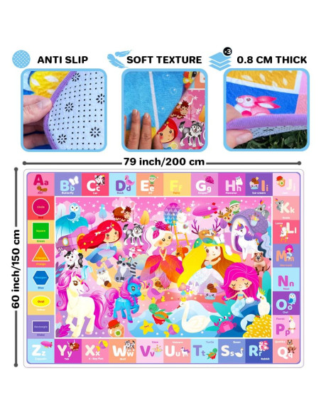 Conjunto de 2 Alfombrillas de Juego QUOKKA Antideslizantes