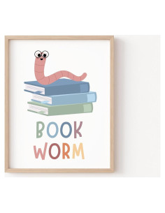 Póster de Lectura Boho para Niños - Arte de Pared Inspirador