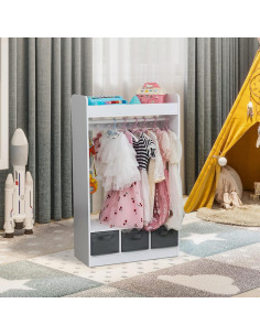 Organizador de Disfraces Karl Home con Espejo y 3 Cajones 2