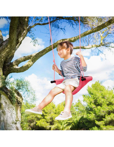 Asiento de columpio JKsmart rosa para niños, 200 kg, ajustable