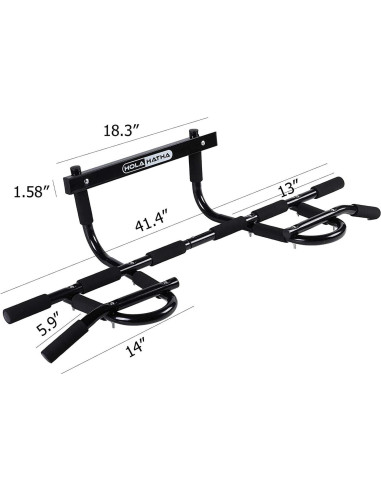 Barra de Dominadas HolaHatha para Puerta - Alta Resistencia 150kg