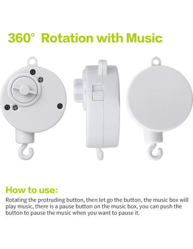 Brazo Móvil para Cuna AICMEI con Caja de Música 61 cm