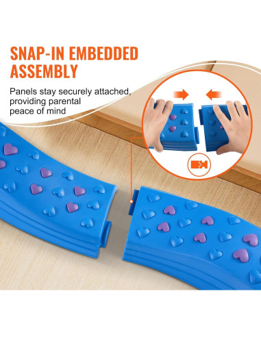Viga de Equilibrio VEVOR 8 PCS Antideslizante para Niños 3-6 Años