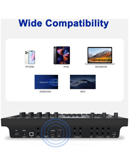 Adaptador MIDI Inalámbrico LEKATO - Ultra Baja Latencia 3ms