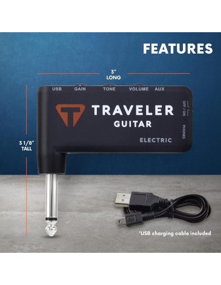 Amplificador de auriculares Traveler Guitar TGA-1E 1W